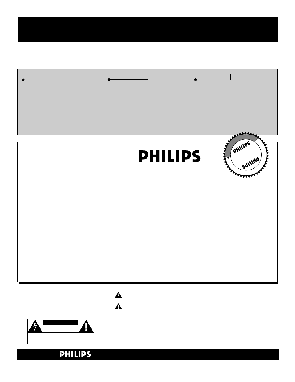 Safety, Warranty verification, Owner confirmation | Model registration, Hurry, Know these, Symbols | Philips 19PS40C99 User Manual | Page 2 / 37