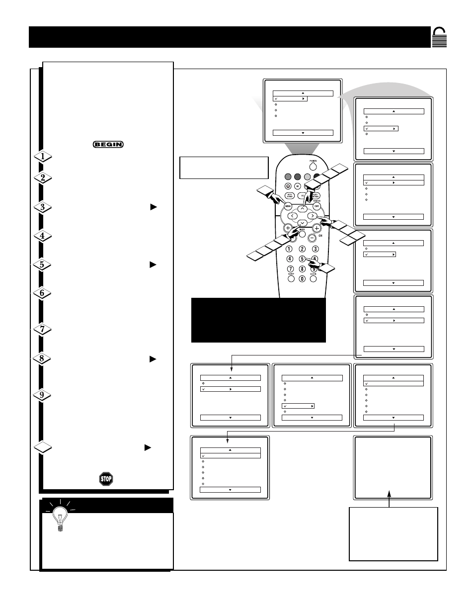 Locking, Rogramming, Ased on | Ovie, Atings | Philips 19PS40C99 User Manual | Page 25 / 37