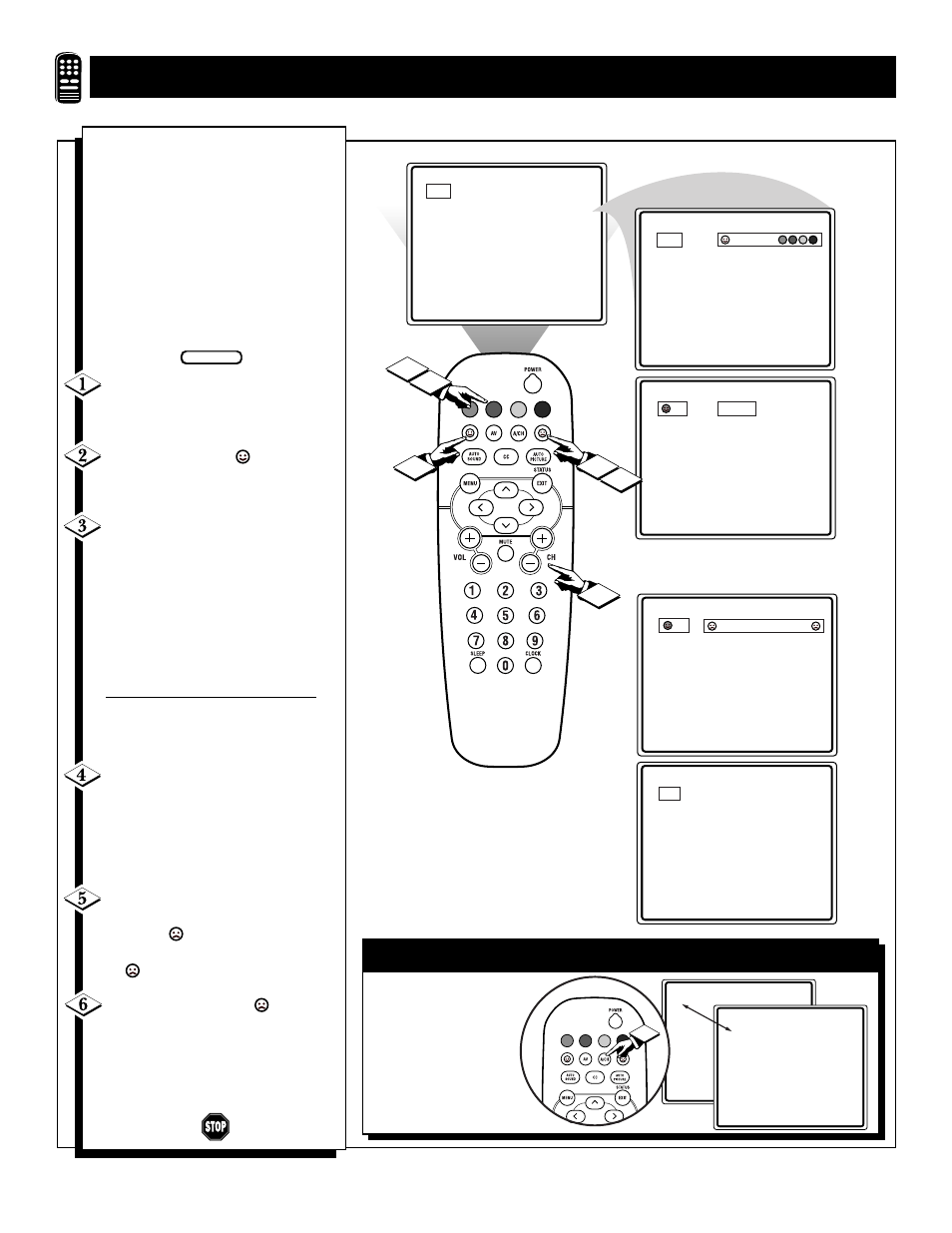 Sing the, Uadra, Uttons 4 | Philips 19PS40C99 User Manual | Page 32 / 37