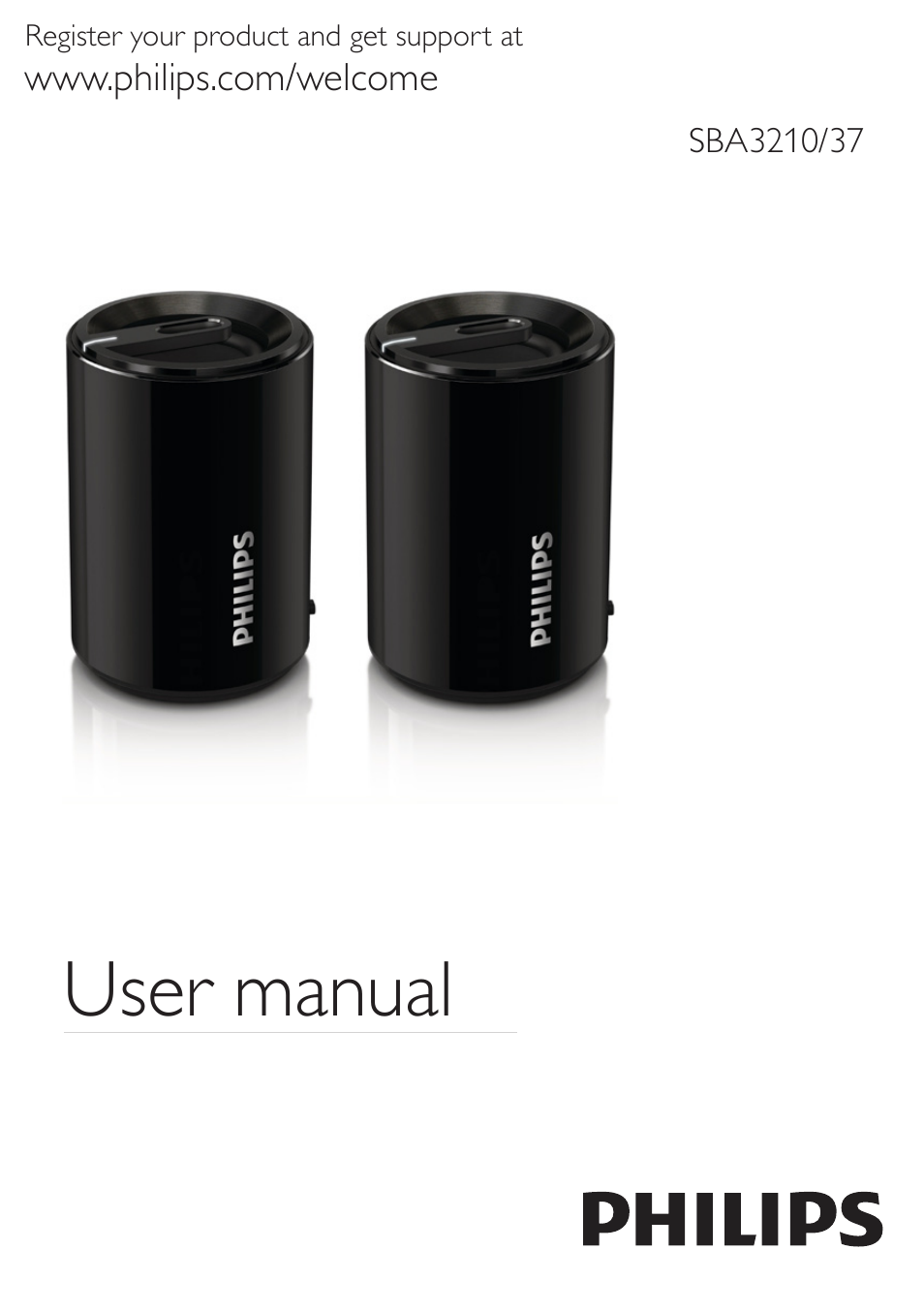 Philips SBA3210-37 User Manual | 10 pages