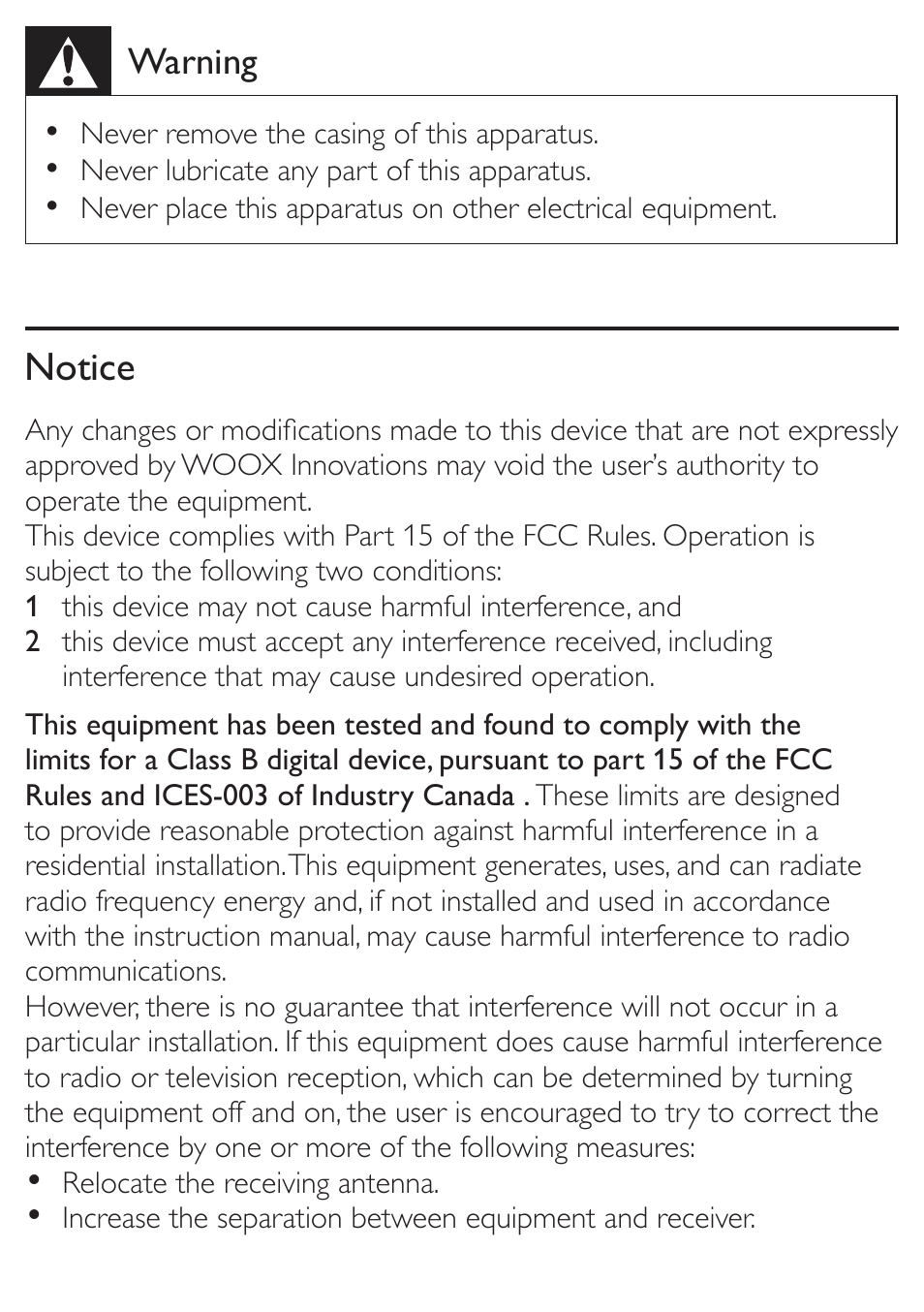 Notice | Philips SBA3210-37 User Manual | Page 3 / 10