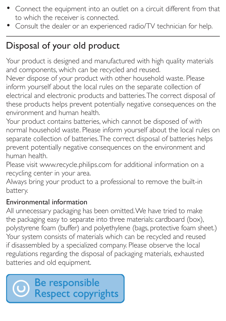 Philips SBA3210-37 User Manual | Page 4 / 10