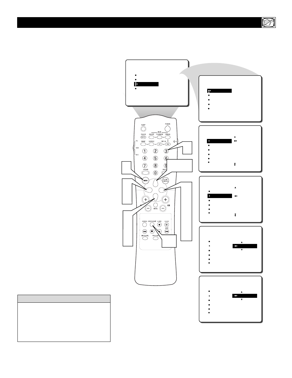 Philips 36RF82S User Manual | Page 25 / 64