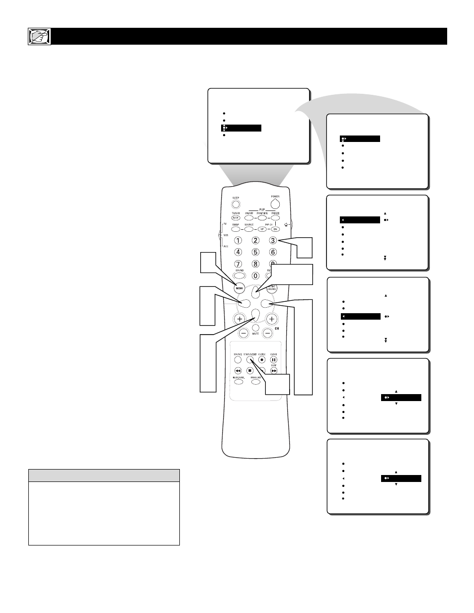 Philips 36RF82S User Manual | Page 26 / 64