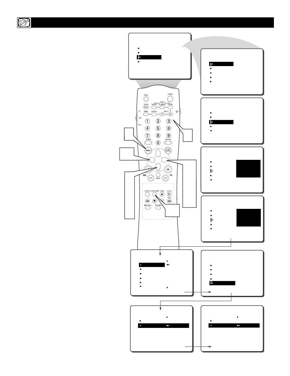 Philips 36RF82S User Manual | Page 38 / 64