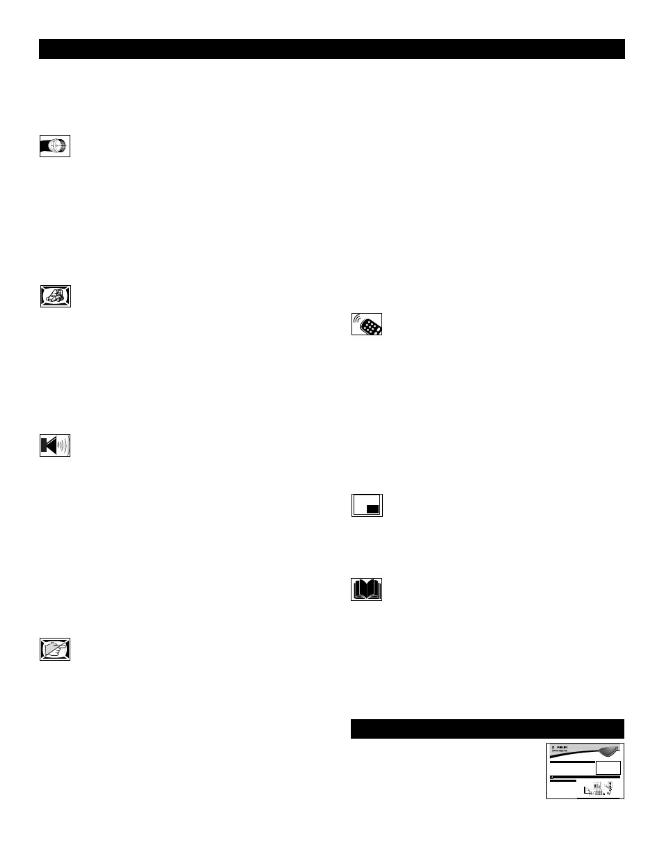 Ontents i, Pip - p | Philips 36RF82S User Manual | Page 4 / 64