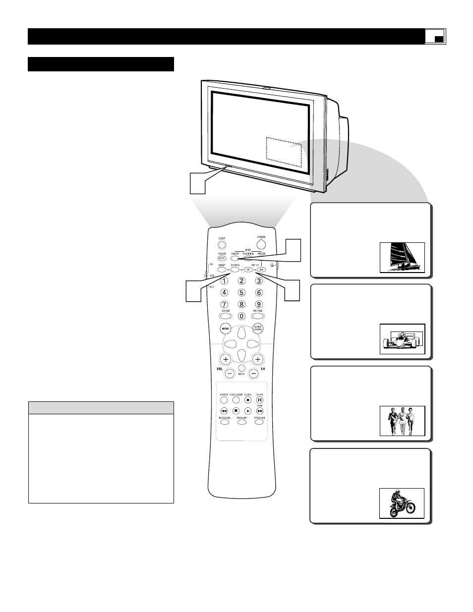 Pip (p | Philips 36RF82S User Manual | Page 55 / 64