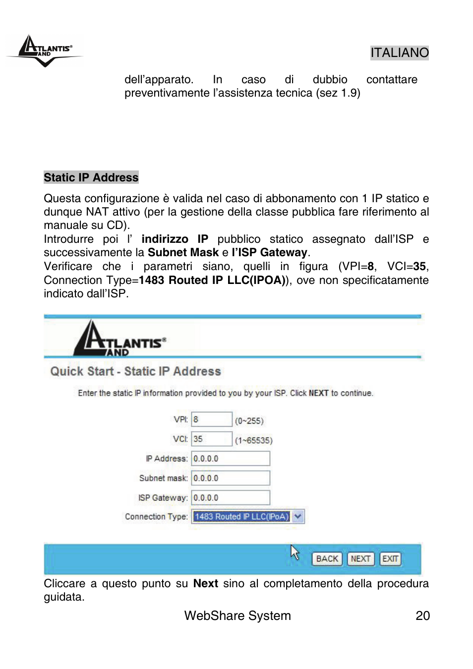 Atlantis Land A02-WS1 GX01 User Manual | Page 20 / 92