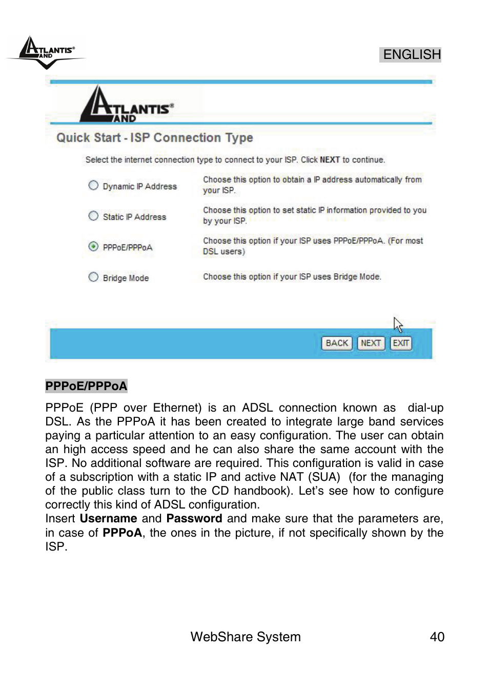 Atlantis Land A02-WS1 GX01 User Manual | Page 40 / 92