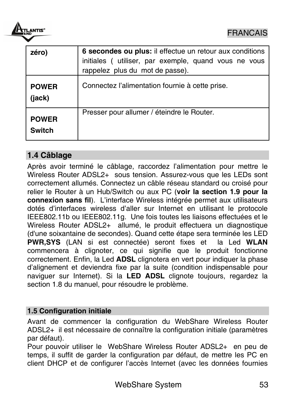 Atlantis Land A02-WS1 GX01 User Manual | Page 53 / 92