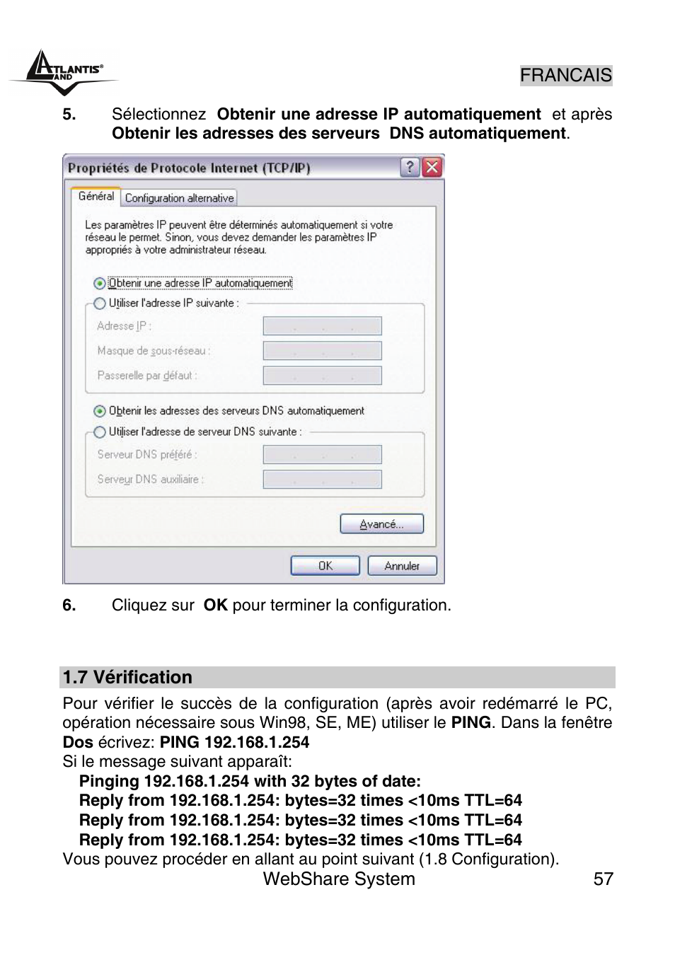 Atlantis Land A02-WS1 GX01 User Manual | Page 57 / 92