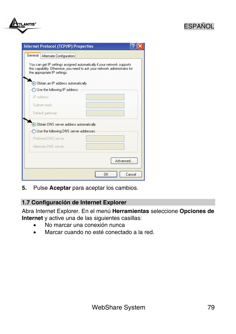 Atlantis Land A02-WS1 GX01 User Manual | Page 79 / 92