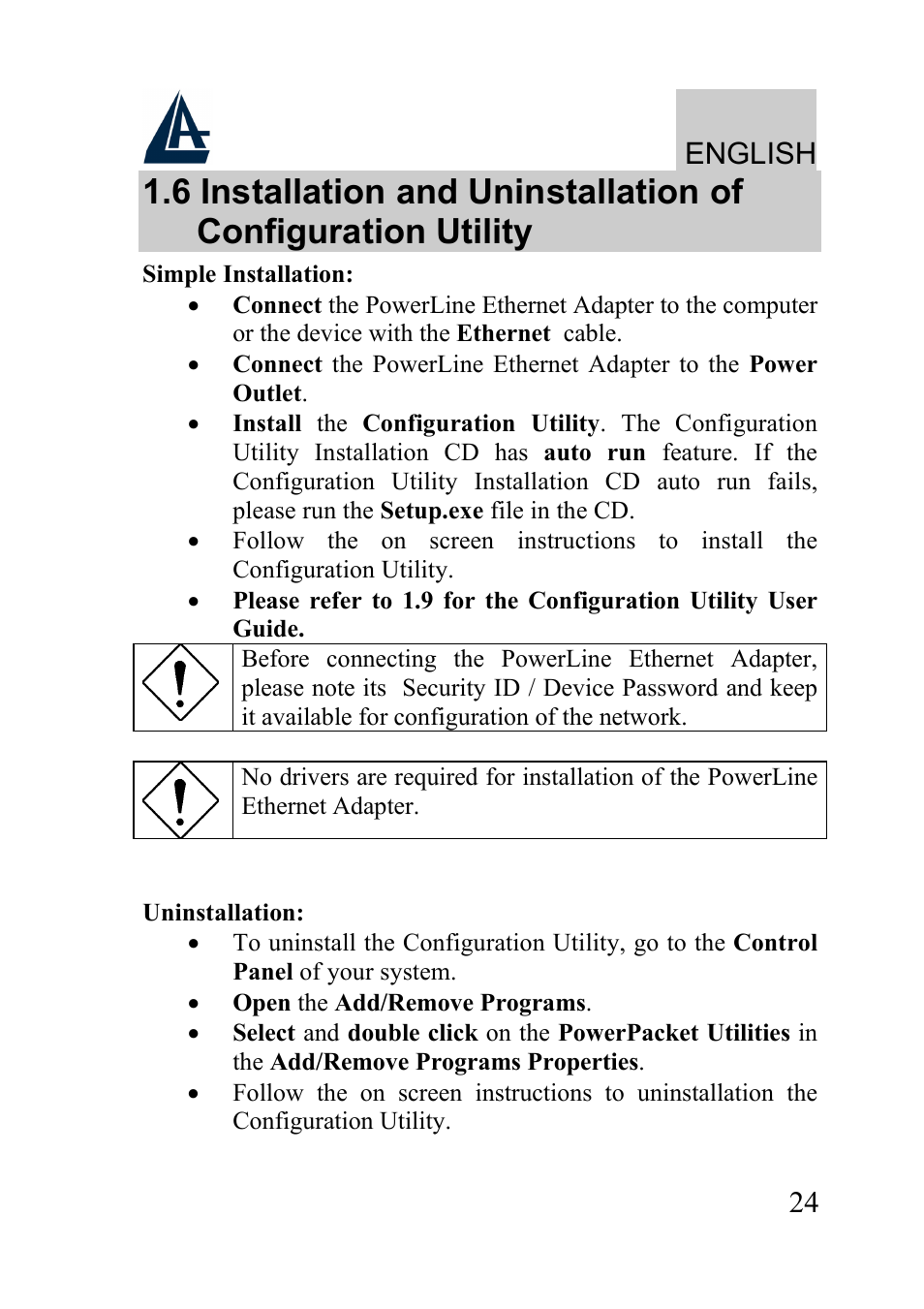 English | Atlantis Land A02-PL100 User Manual | Page 27 / 58