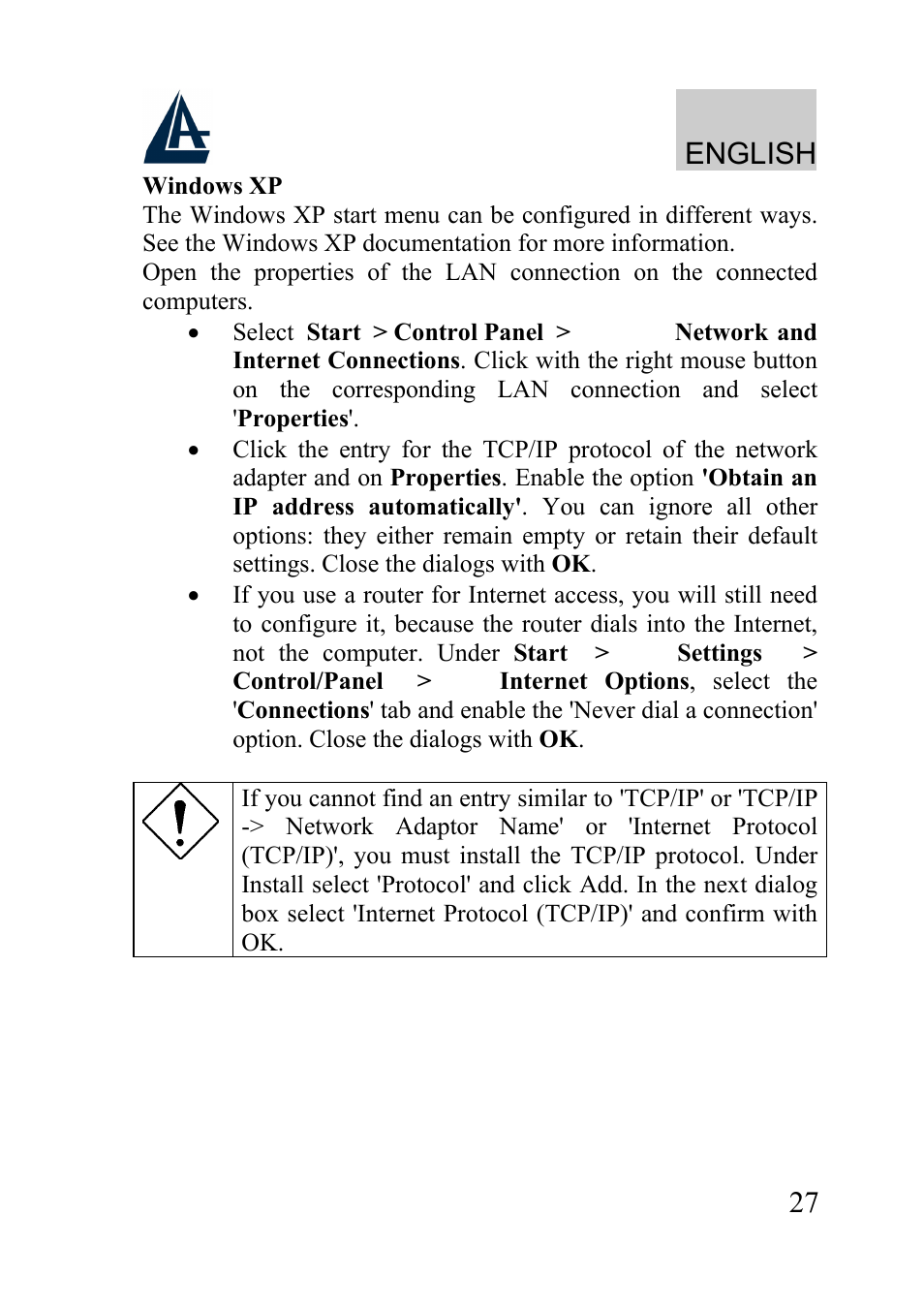 English | Atlantis Land A02-PL100 User Manual | Page 30 / 58