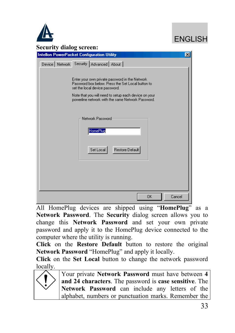 English | Atlantis Land A02-PL100 User Manual | Page 36 / 58
