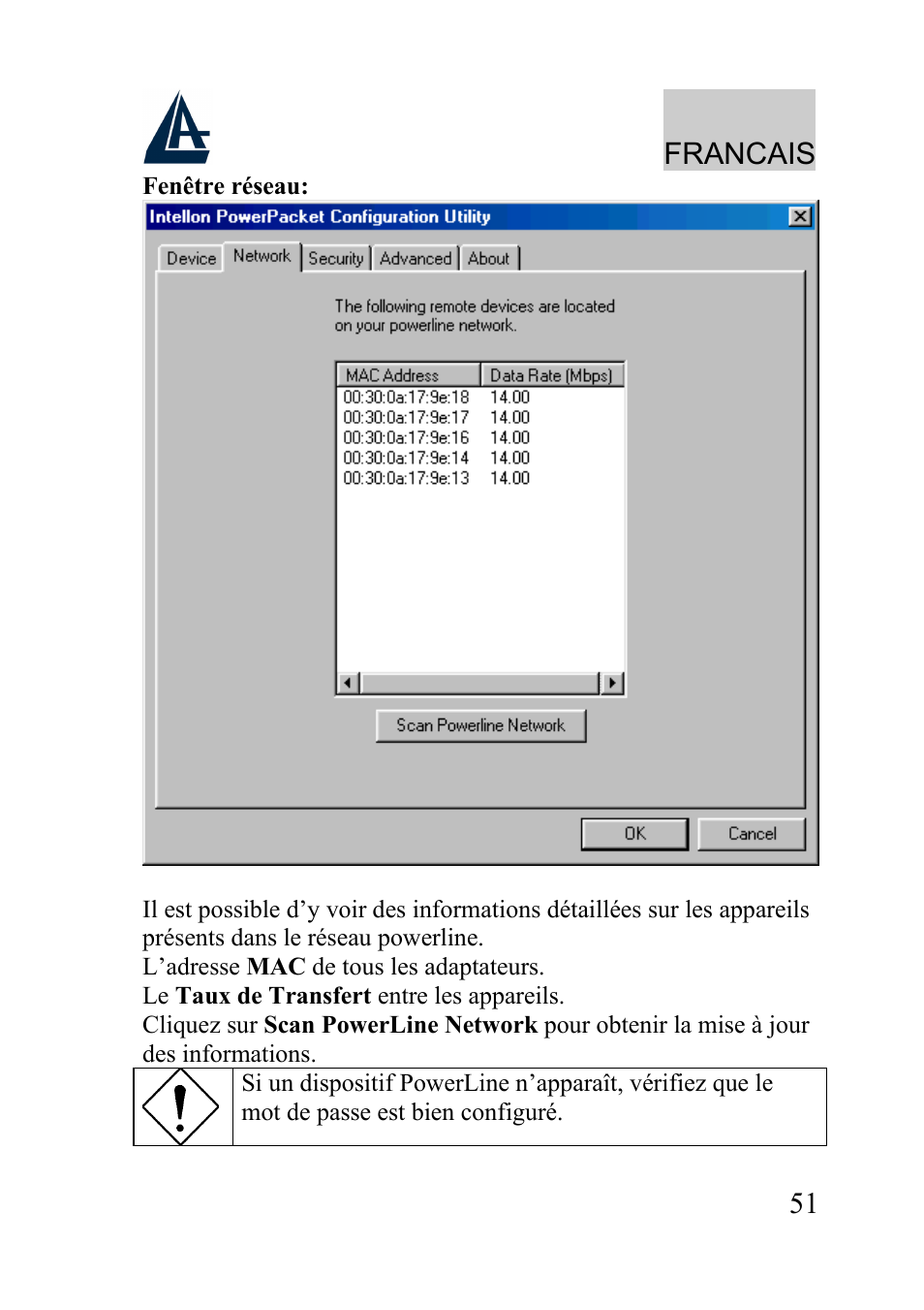 Francais | Atlantis Land A02-PL100 User Manual | Page 54 / 58