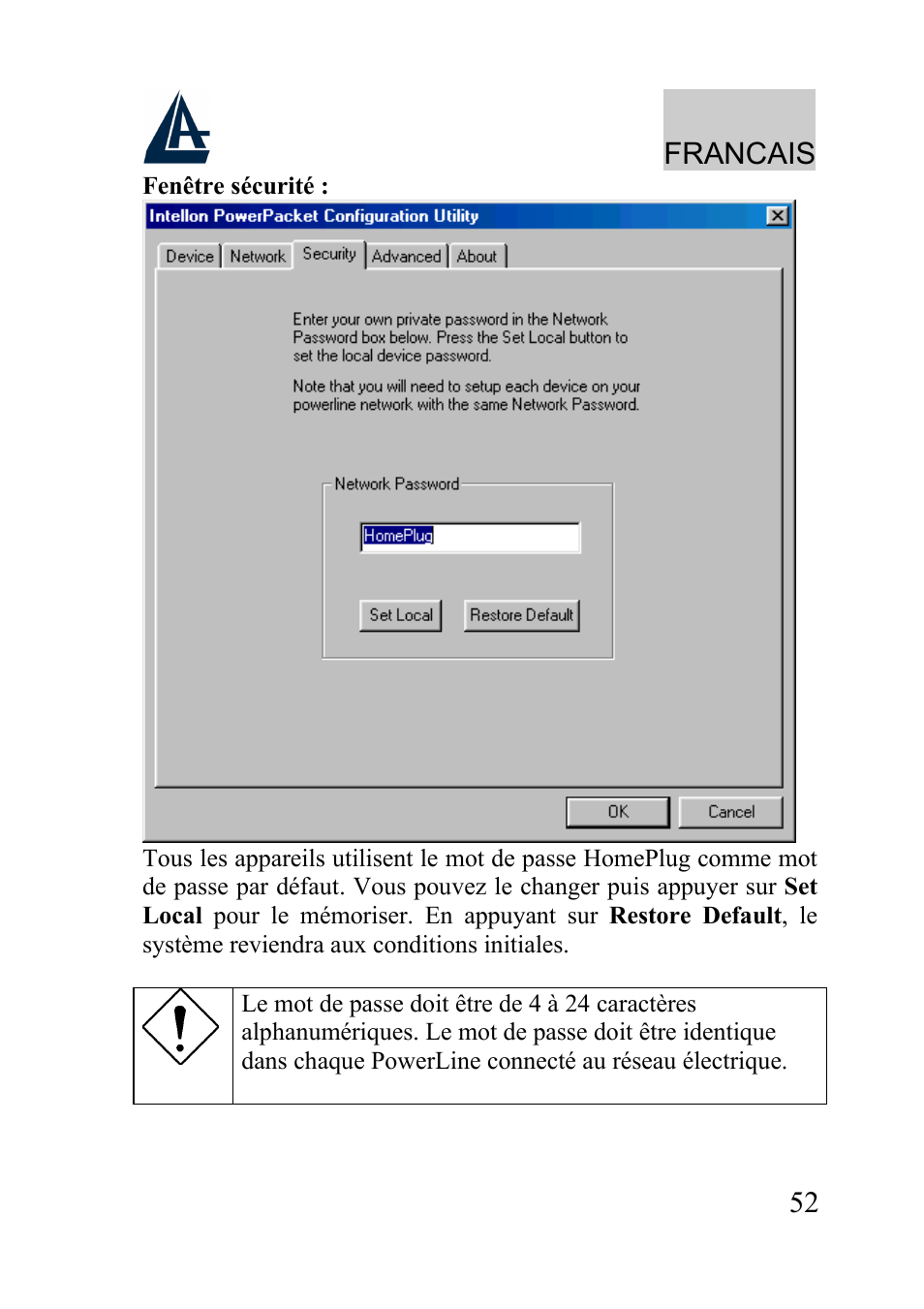 Francais | Atlantis Land A02-PL100 User Manual | Page 55 / 58