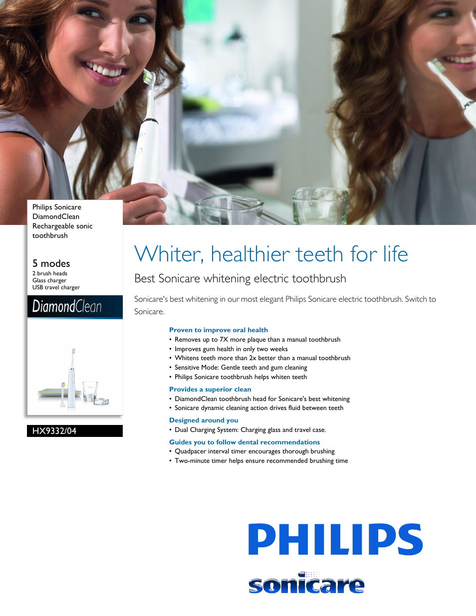 Philips HX9332-04 User Manual | 2 pages