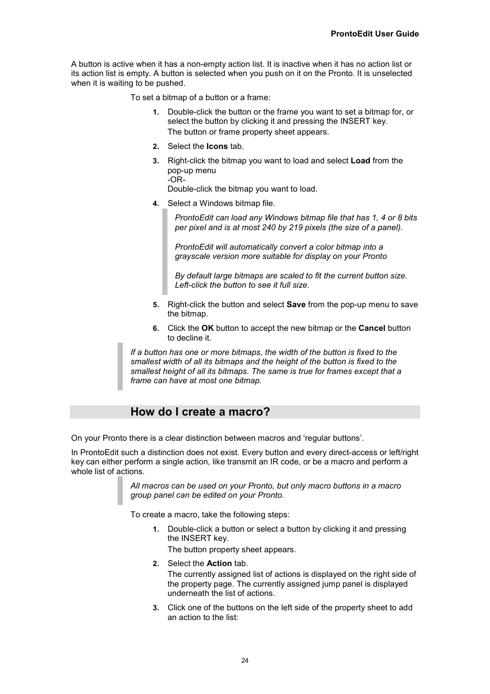 How do i create a macro | Philips TSU2000099 User Manual | Page 24 / 29