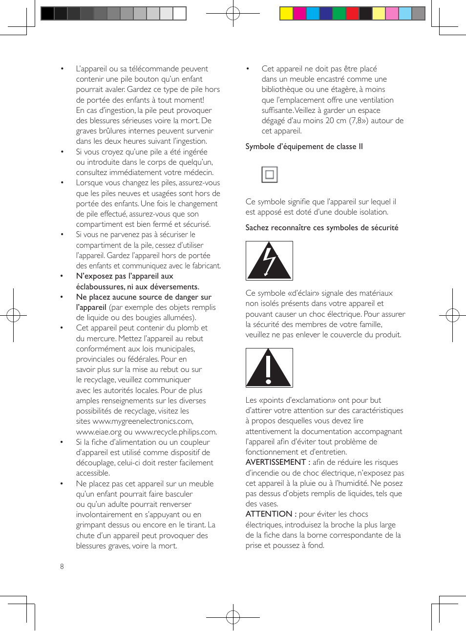 Philips 5.1 Home theater HTB3524 3D Blu-ray WiFi User Manual | Page 10 / 124