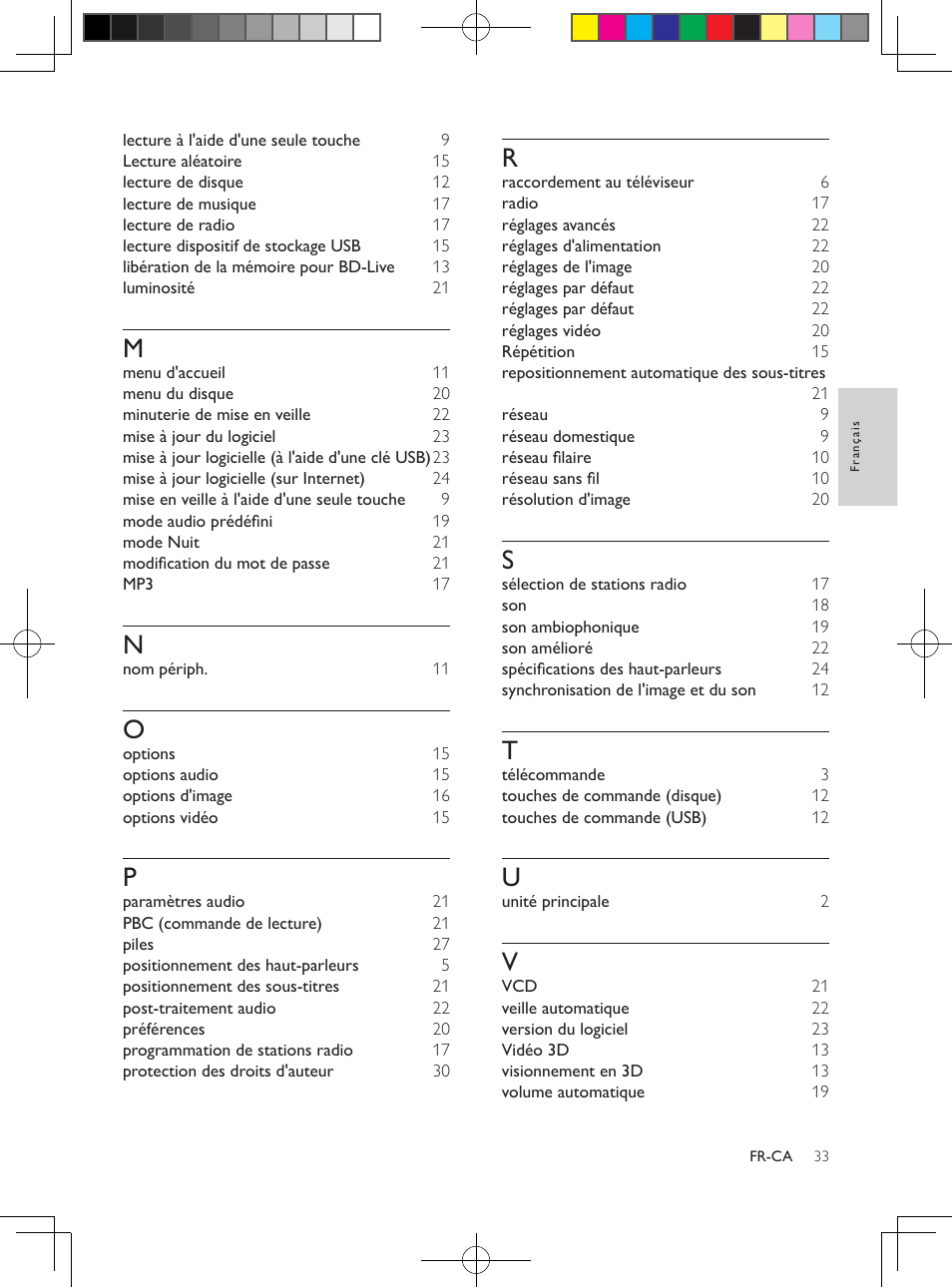 Philips 5.1 Home theater HTB3524 3D Blu-ray WiFi User Manual | Page 119 / 124