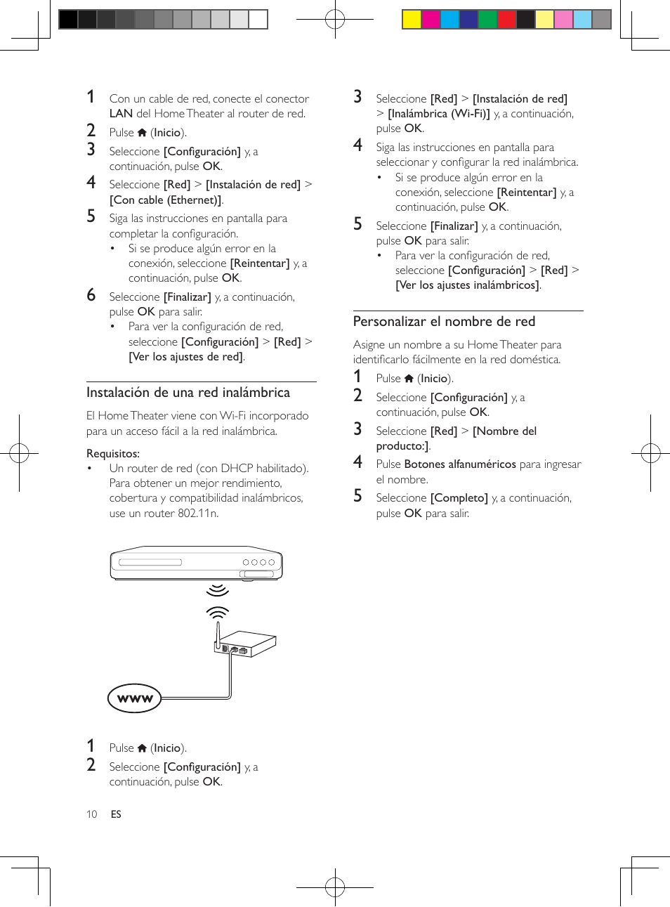 Philips 5.1 Home theater HTB3524 3D Blu-ray WiFi User Manual | Page 60 / 124