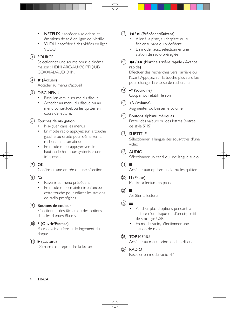 Philips 5.1 Home theater HTB3524 3D Blu-ray WiFi User Manual | Page 90 / 124