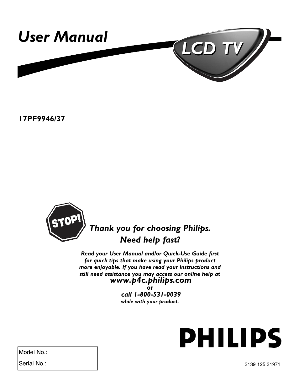 Philips 17PF9946-37 User Manual | 48 pages