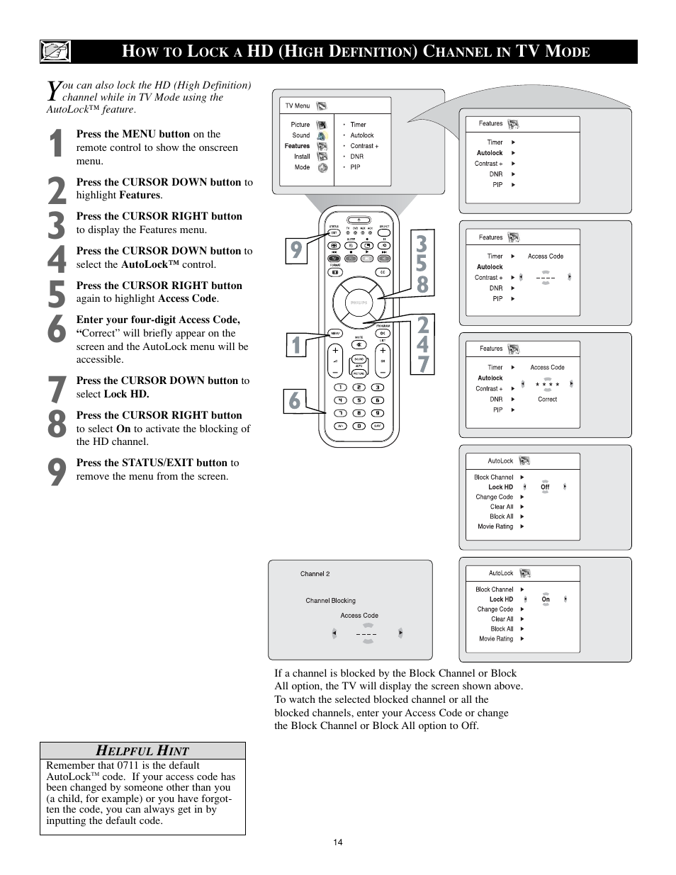 Philips 17PF9946-37 User Manual | Page 14 / 48