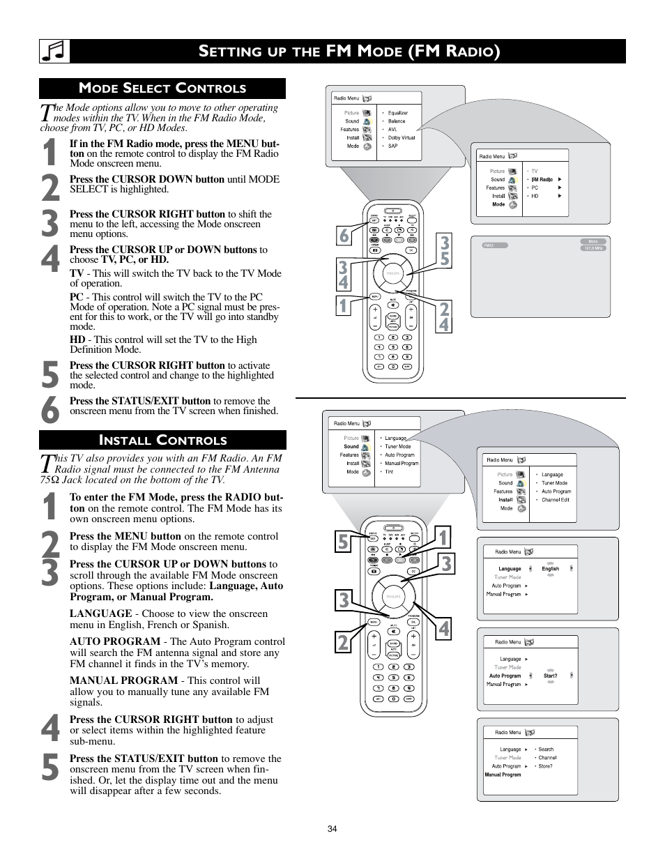 Philips 17PF9946-37 User Manual | Page 34 / 48