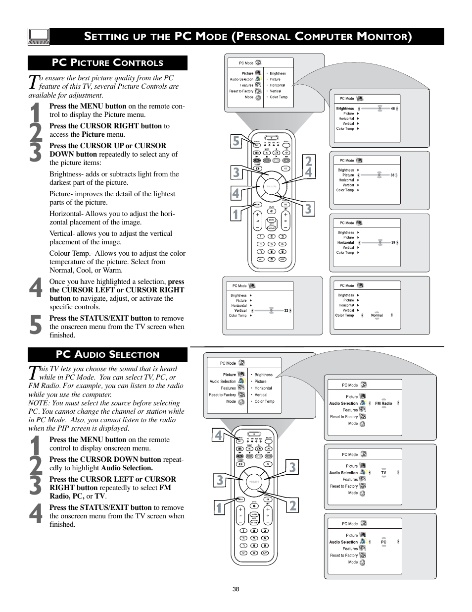 Philips 17PF9946-37 User Manual | Page 38 / 48