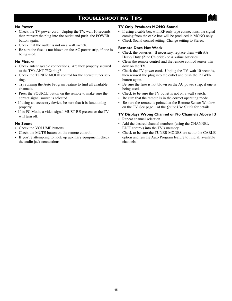 Philips 17PF9946-37 User Manual | Page 45 / 48