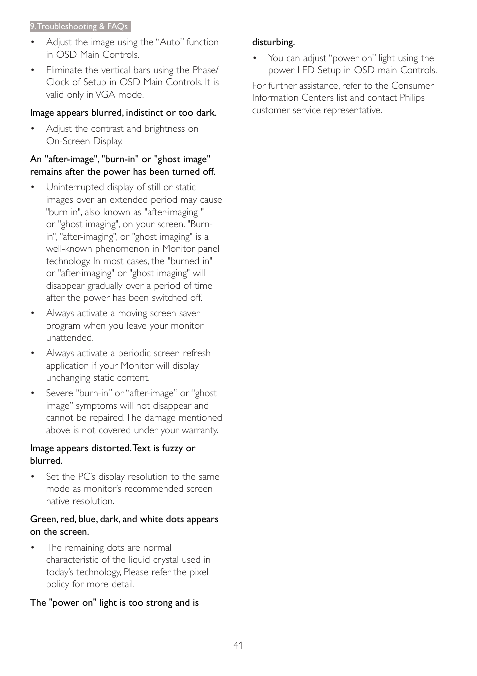 Philips 273P3LPHEB-27 User Manual | Page 43 / 47