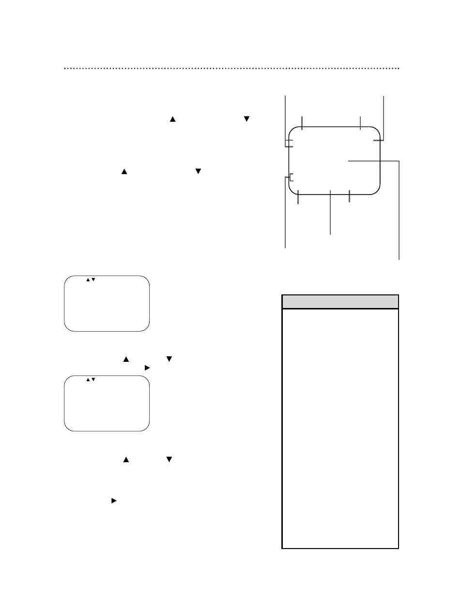 On-screen status displays 25 | Philips VRA451AT99 User Manual | Page 25 / 60