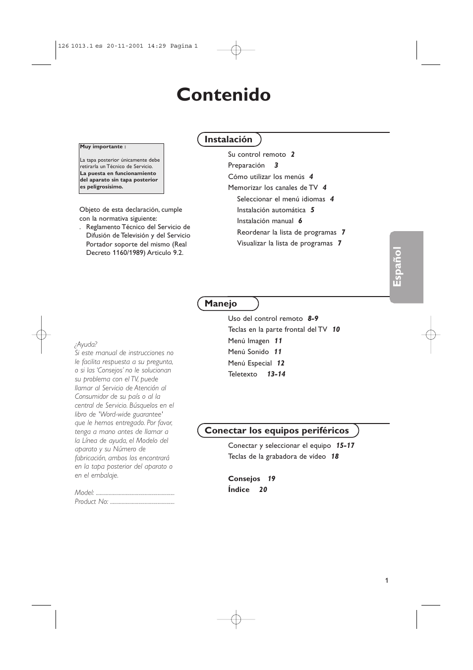 Philips 20LCD35 User Manual | Page 102 / 142