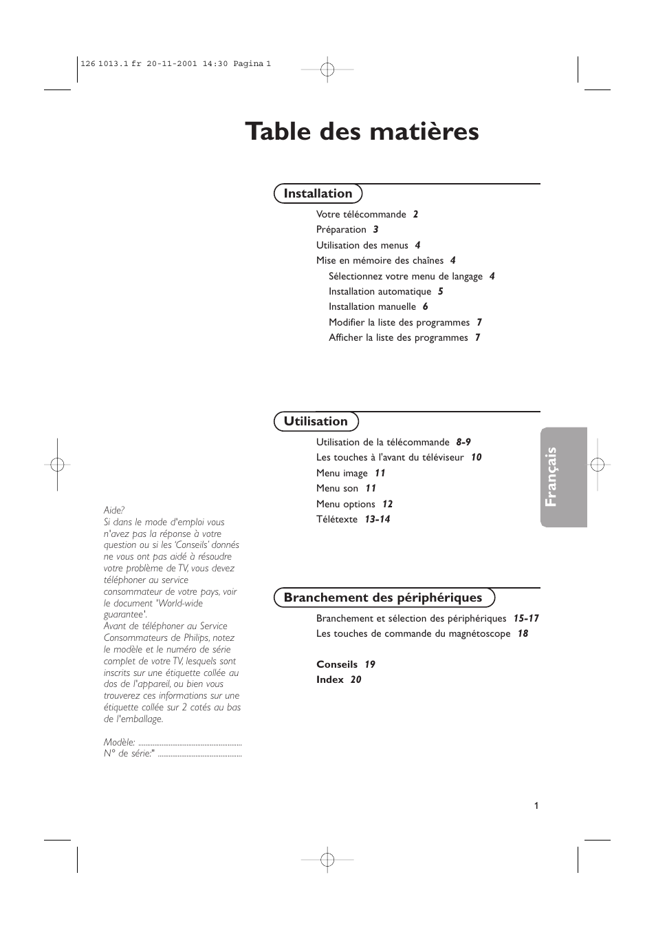 Philips 20LCD35 User Manual | Page 42 / 142