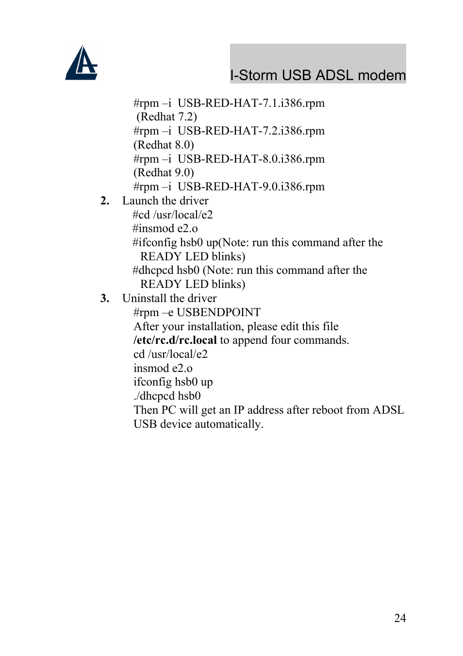 I-storm usb adsl modem | Atlantis Land I-Storm USB ADSL Modem A01-AU1 User Manual | Page 28 / 61
