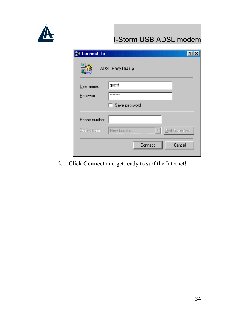 Atlantis Land I-Storm USB ADSL Modem A01-AU1 User Manual | Page 38 / 61