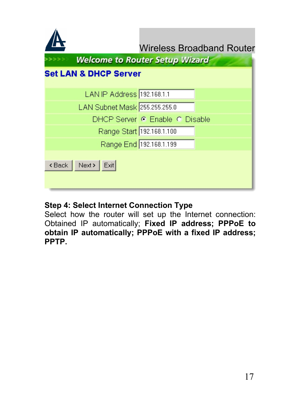 Wireless broadband router | Atlantis Land A02-RB-W54_GE01 User Manual | Page 17 / 22