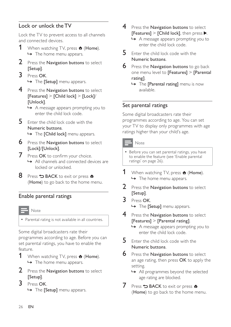 Philips 32PFL7694H-12 User Manual | Page 27 / 76