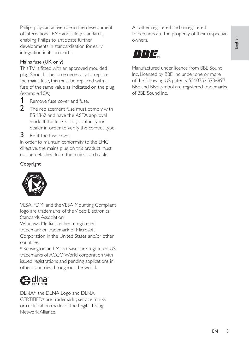 Philips 32PFL7694H-12 User Manual | Page 4 / 76