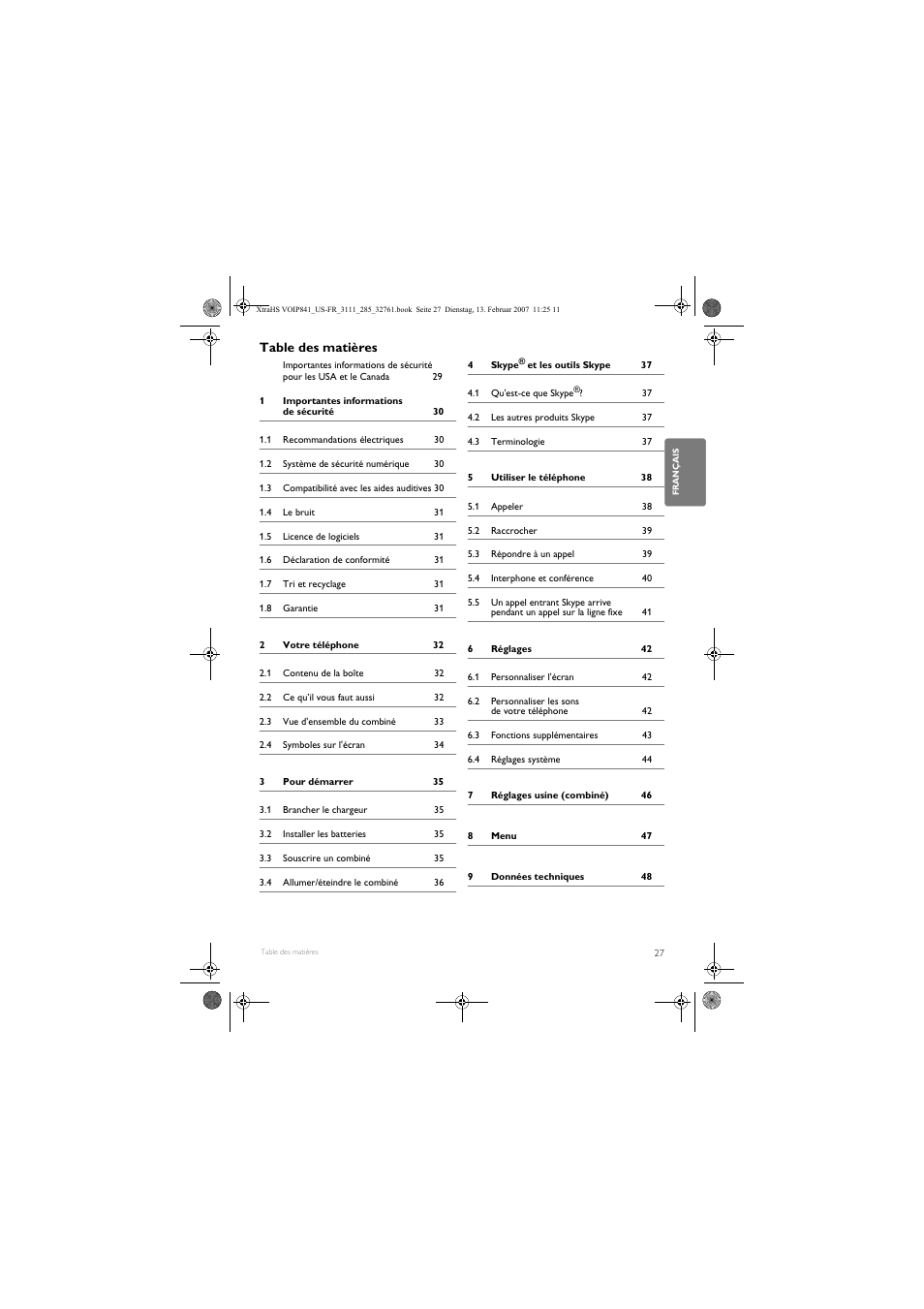 Philips VOIP8410B-37 User Manual | Page 29 / 92