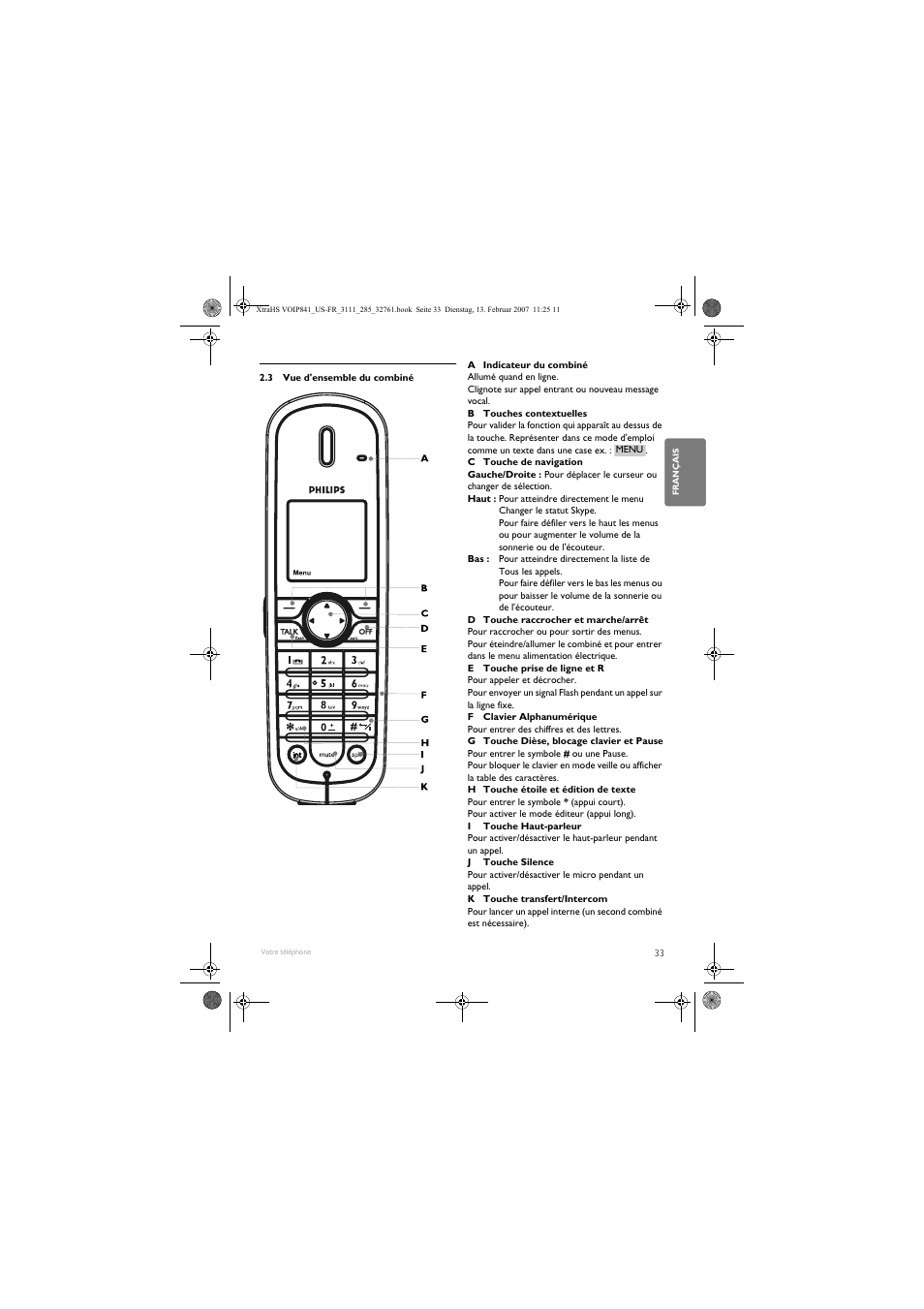 Philips VOIP8410B-37 User Manual | Page 35 / 92