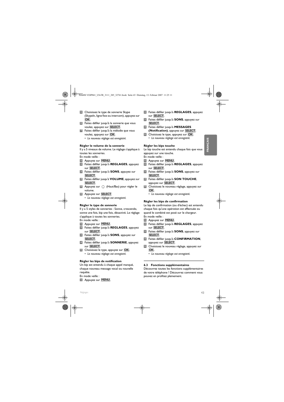 Philips VOIP8410B-37 User Manual | Page 45 / 92