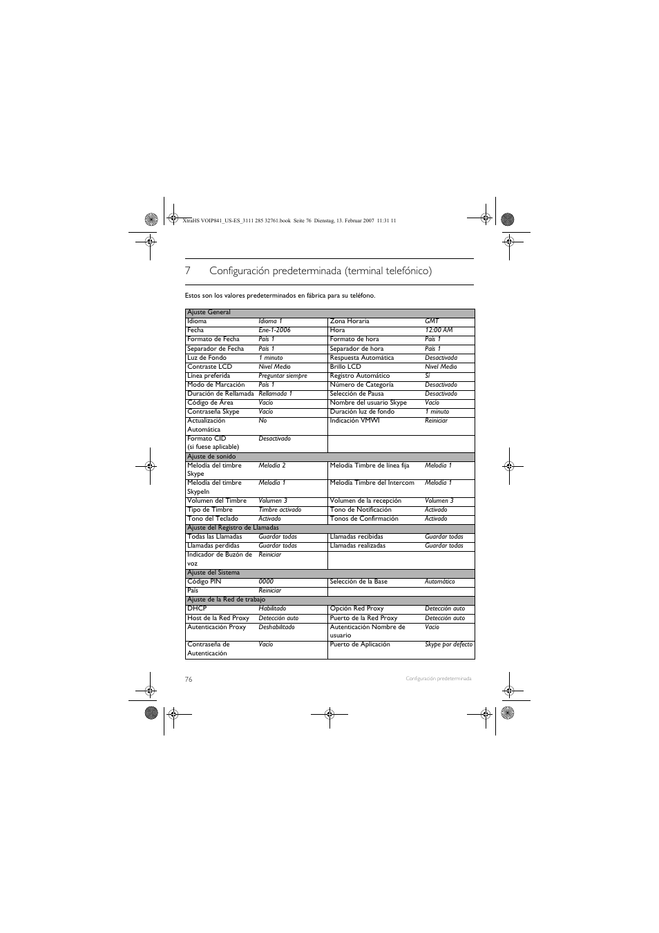 Philips VOIP8410B-37 User Manual | Page 78 / 92