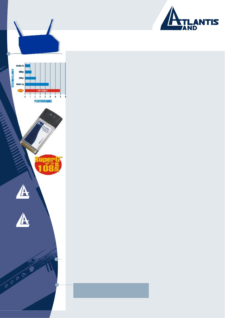 I-fly pcmcia wireless card, Wireless, Where solutions begin | A02-wpcm-54g, Technical features, Warranty 3 years “on site | Atlantis Land I-Fly PCMCIA Wireless Card A02-WPCM-54G User Manual | Page 2 / 2