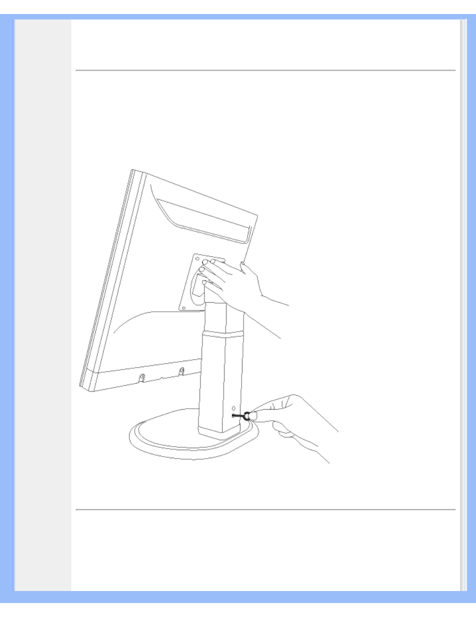 The base | Philips 190P5EB-27 User Manual | Page 71 / 97