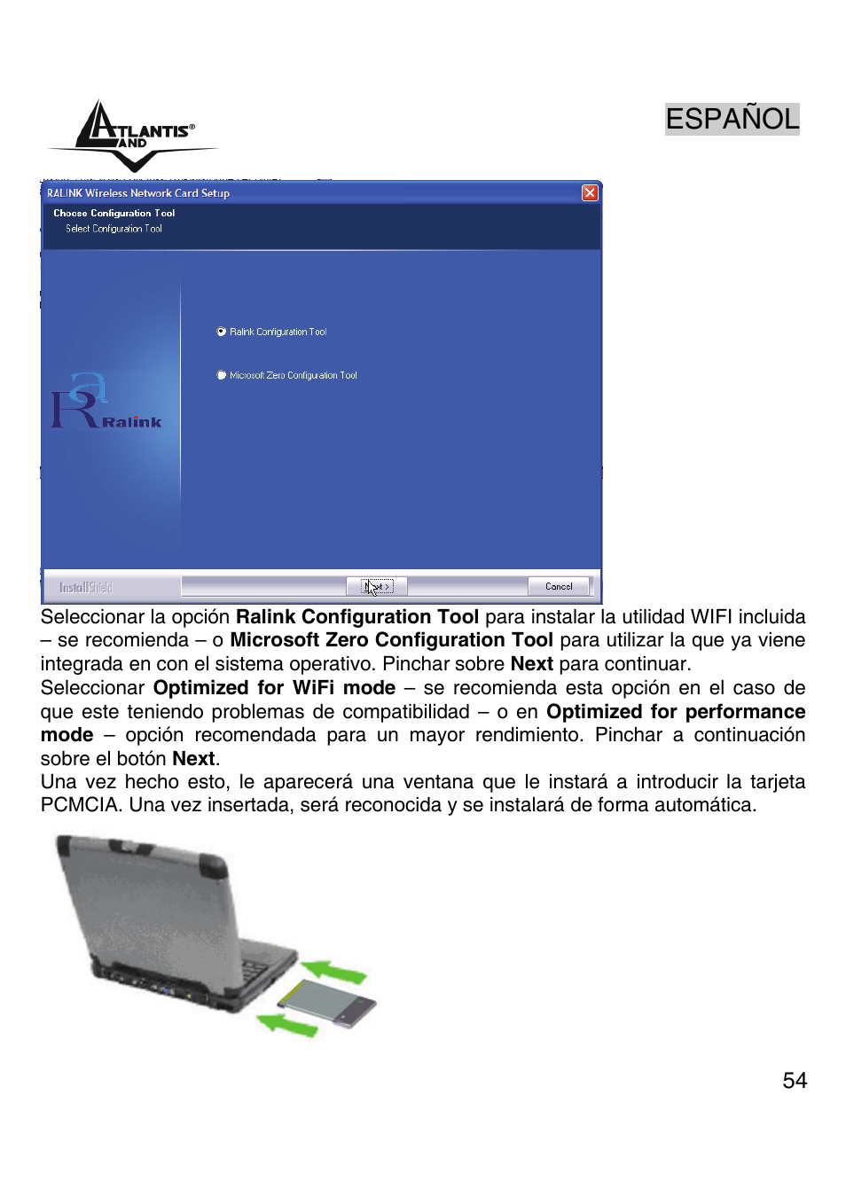 Español | Atlantis Land A02-PCI-W54M User Manual | Page 53 / 65