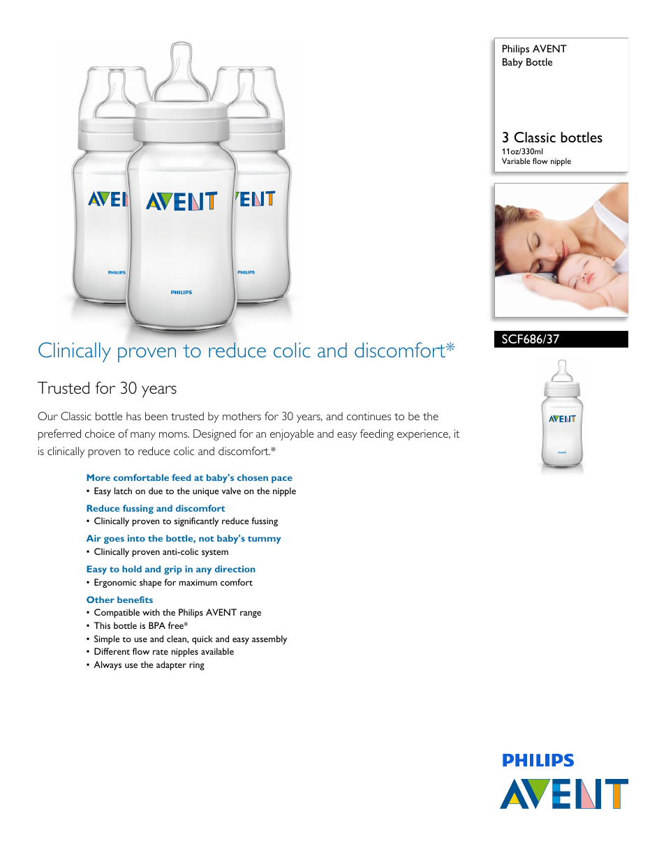 Philips SCF686-37 User Manual | 3 pages