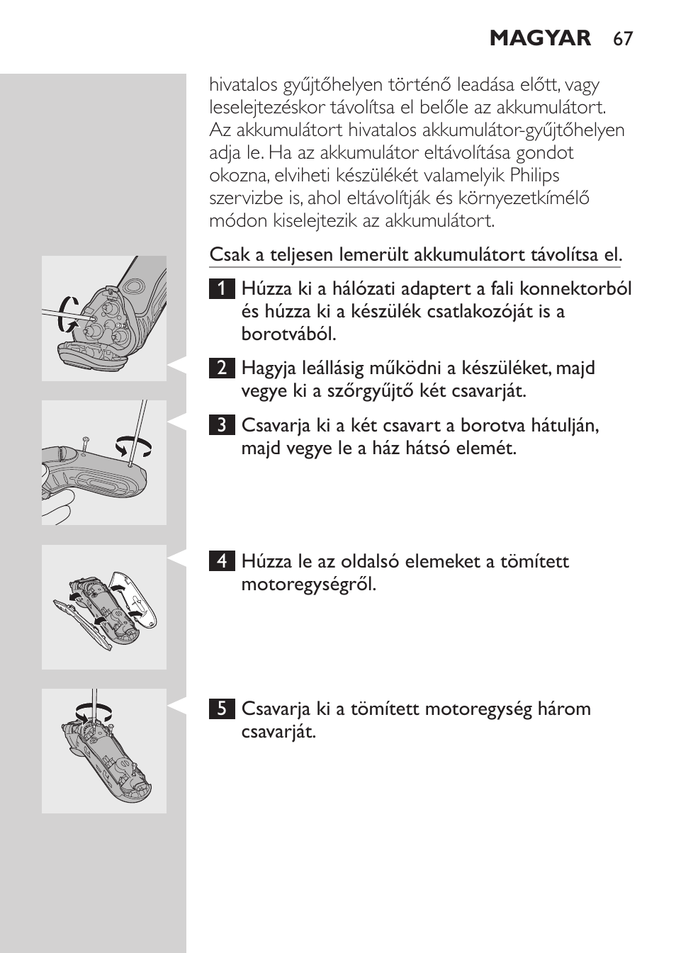 Philips HQ7340-17 User Manual | Page 65 / 180